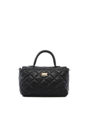 Bolsa Satchel Pequena com Matelassê e Fecho Giratório BSI-6505 - PR