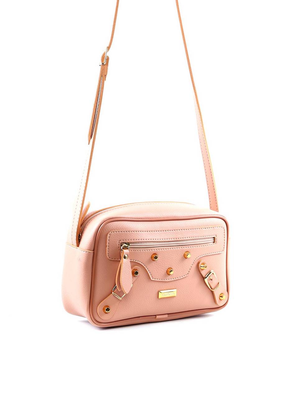 Bolsa bag Transversal Fivelas Nude BSI-5784 - NU