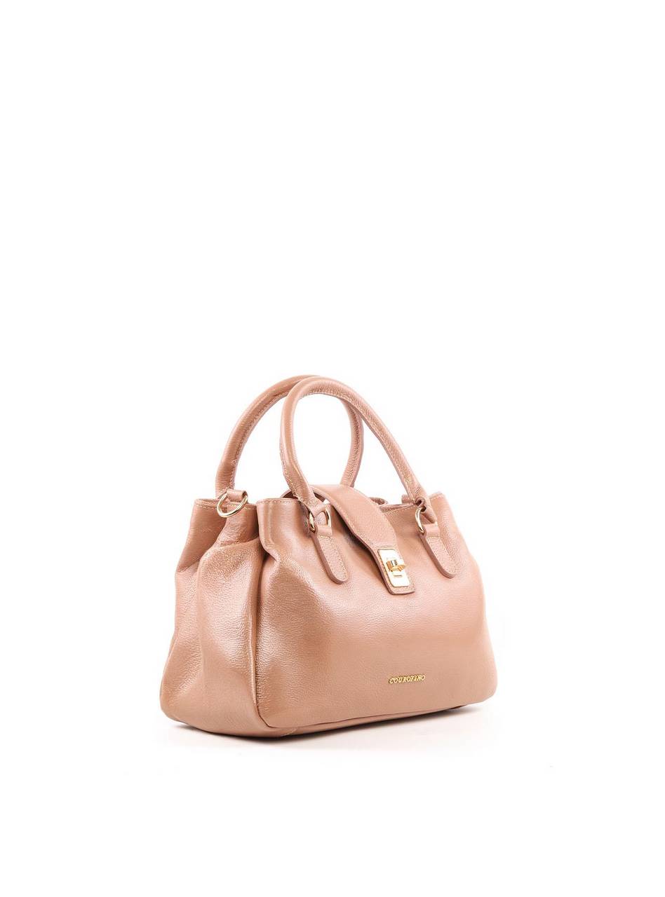 Bolsa Tote Alça Dupla Três Divisórias - Nude BSI-6380 - NU