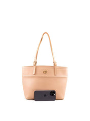 Bolsa Shopper Detalhe Costura e Alça Fivelas - Nude BSI-6376 - NU