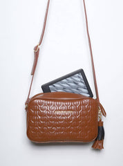 Bolsa Bag Couro Transversal Castor BSI-5795 - CS