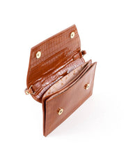 Bolsa Clutch Transversal Croco - Castor BSI-6416 - CS