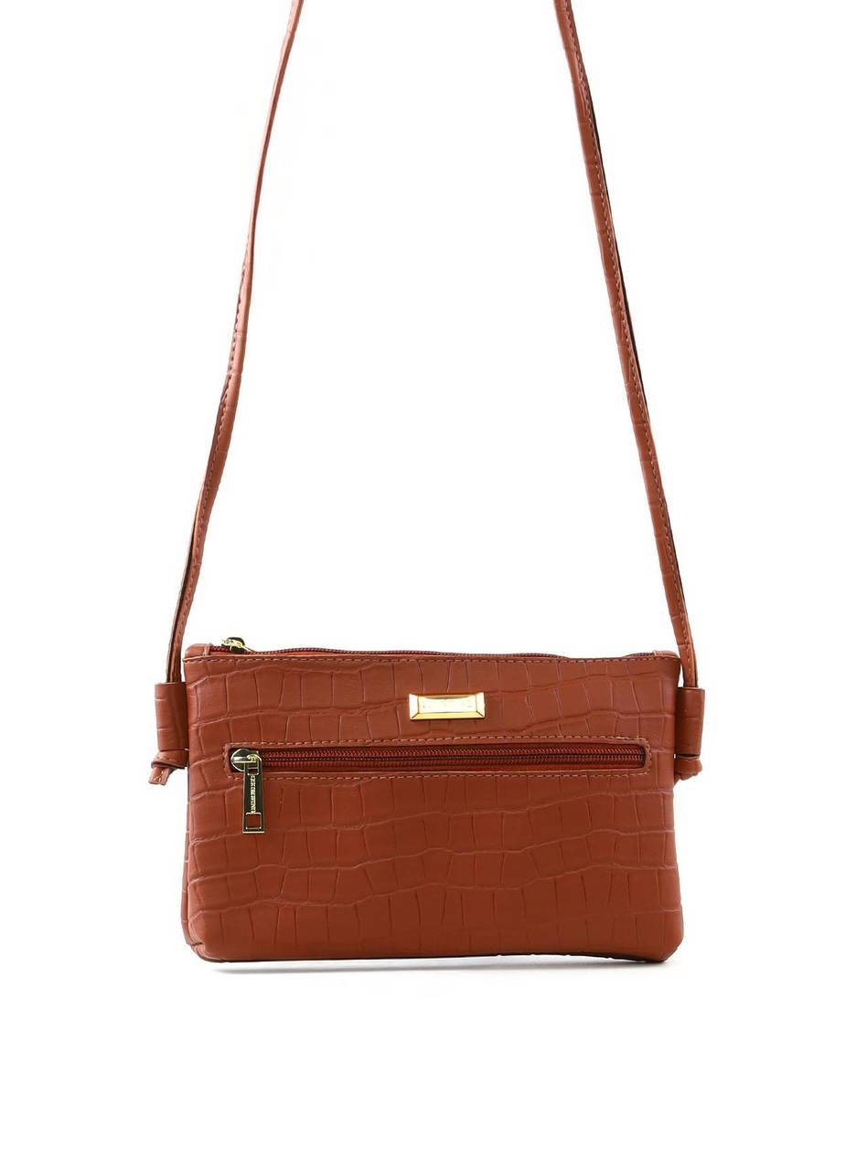 Bolsa Clutch Tiracolo com Bolso Frontal - Diversa BSI-6002 - DV