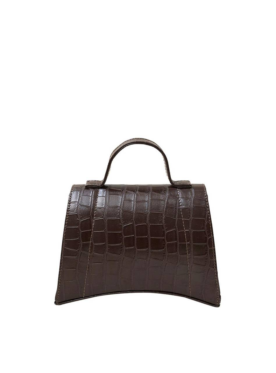 Bolsa Hobo Tampa Fecho Pequeno Cacau BSI-5485 - CA