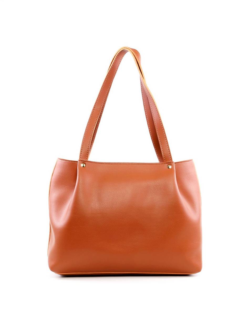 Bolsa Tote com Detalhe Drapeado - Castor BSI-6241 - CS