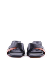 Tamanco com Salto Kitten Bicolor - Preta SDI-12080 - PR