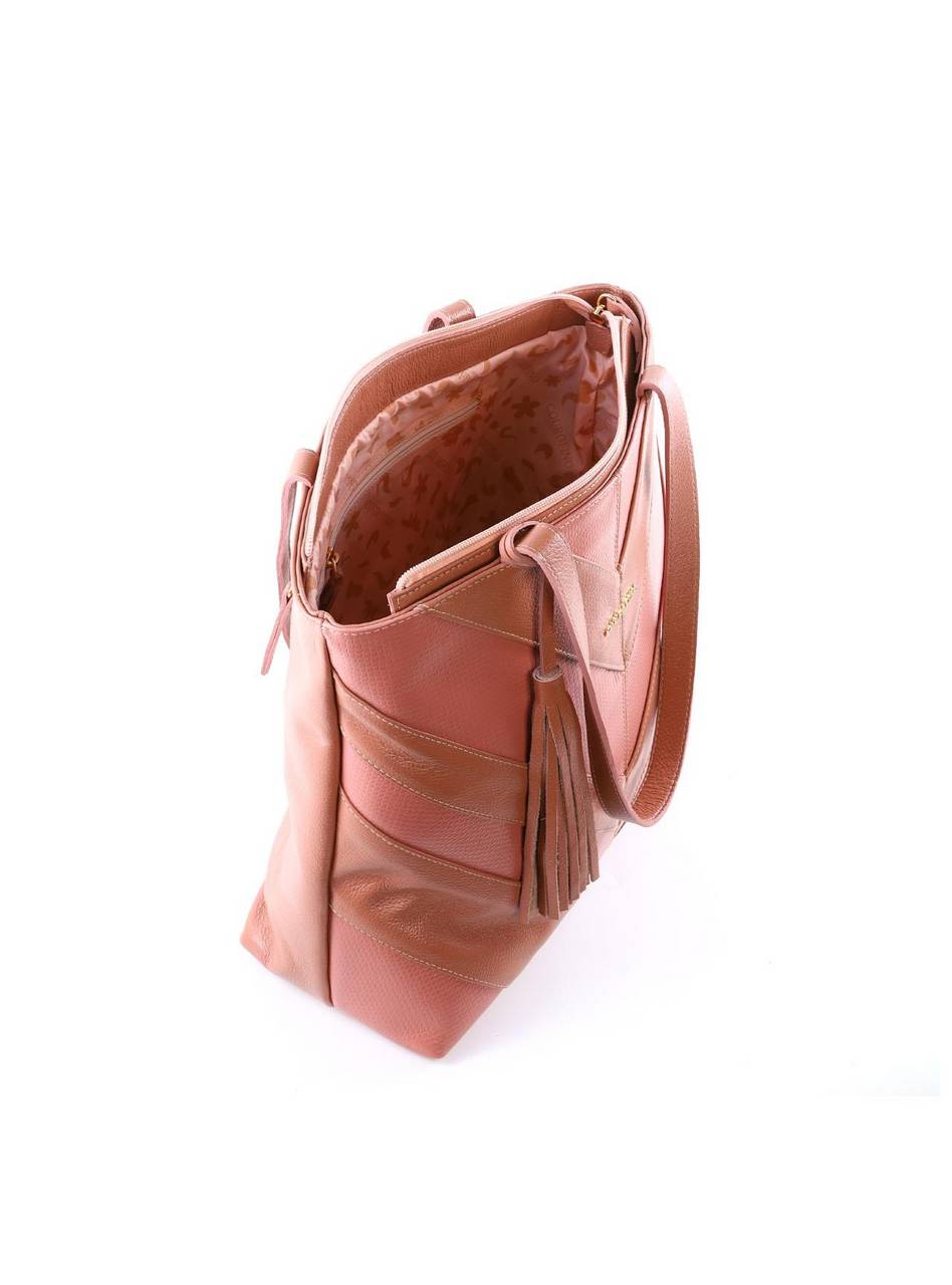 Bolsa Shopper Patchwork Barbicacho - Nude BSI-6399 - NU
