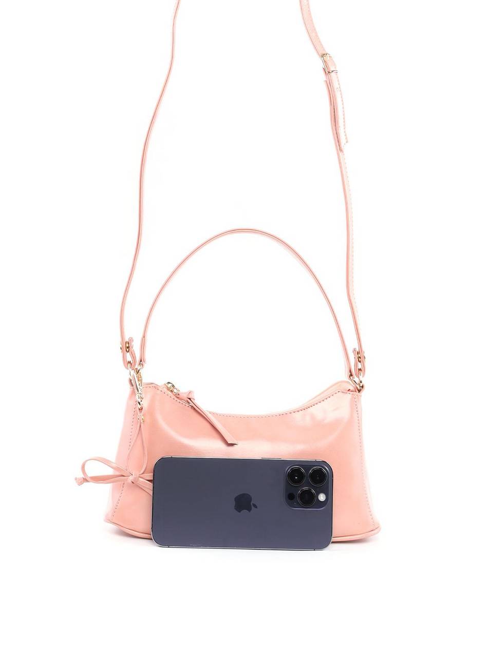 Bolsa Tote Pequena com Laço - Rosa BSI-6456 - RS