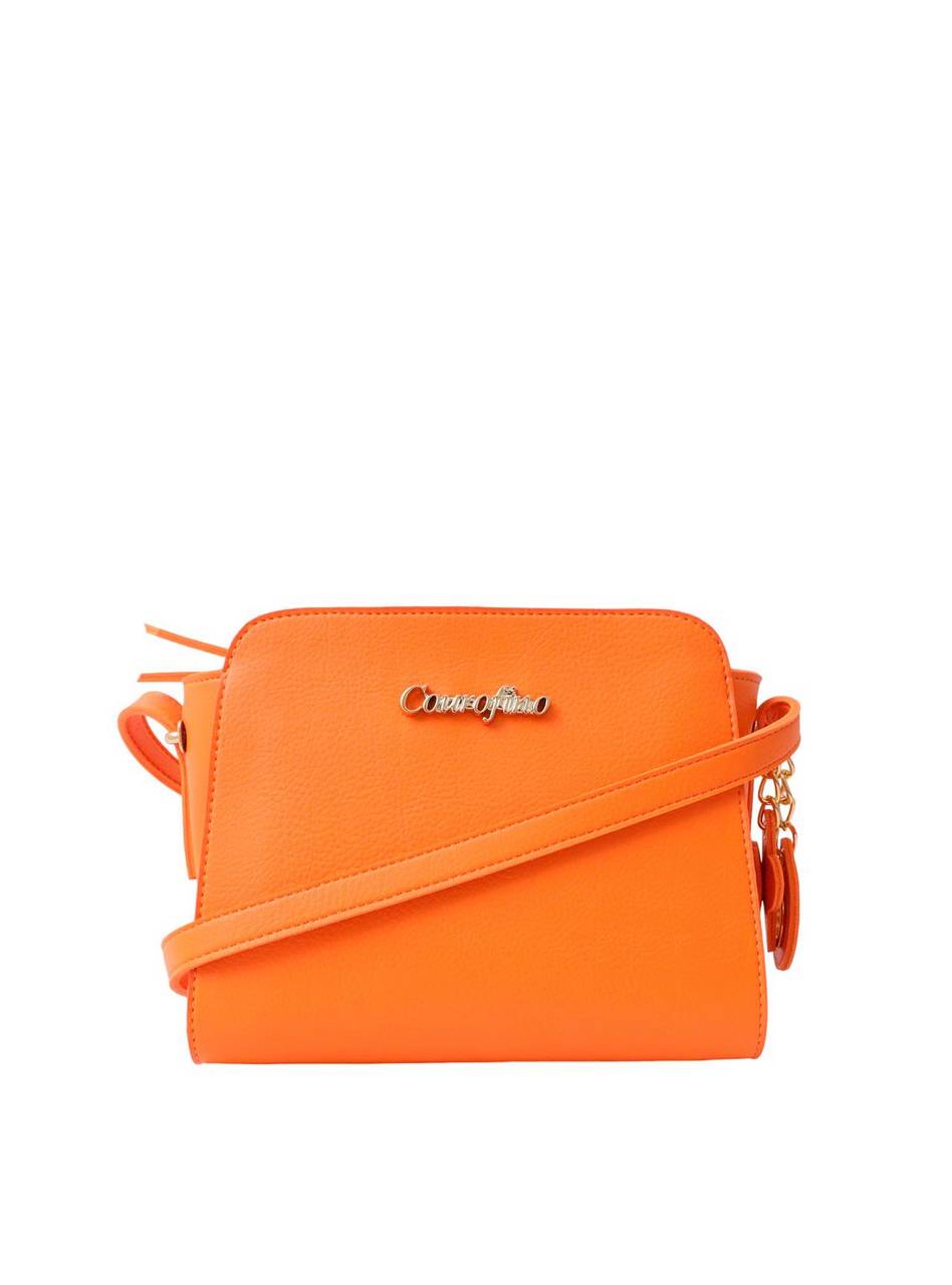 Bolsa Tote Transversal Tiracolo Florzinha Laranja BSI-4231 - LR