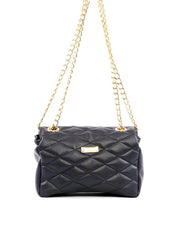 Bolsa Satchel em Metalassê com Corrente - Preta BSI-6253 - PR