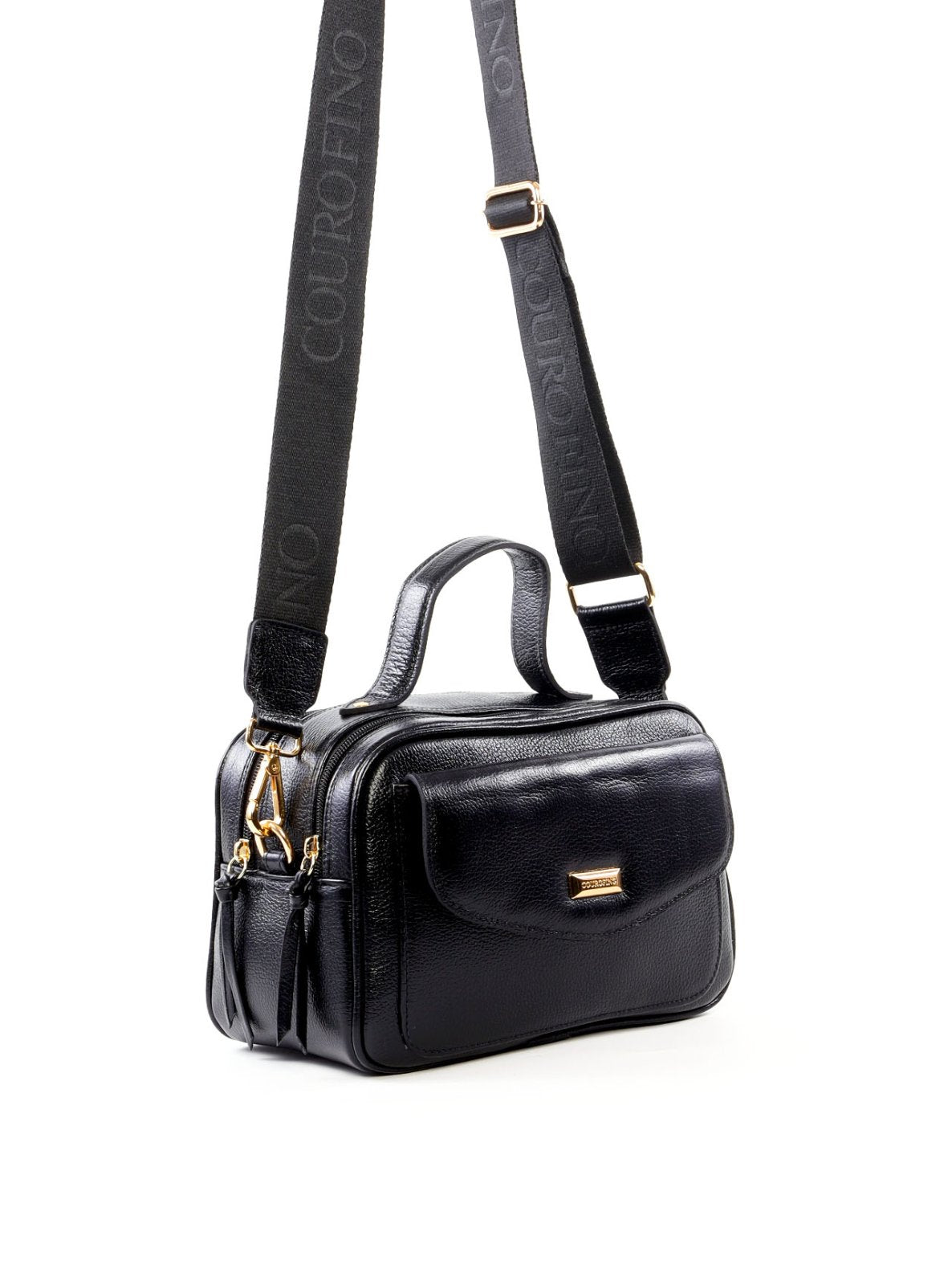 Bolsa Baú Transversal com Alça Dupla e Bolso Frontal BSI-6538 - PR