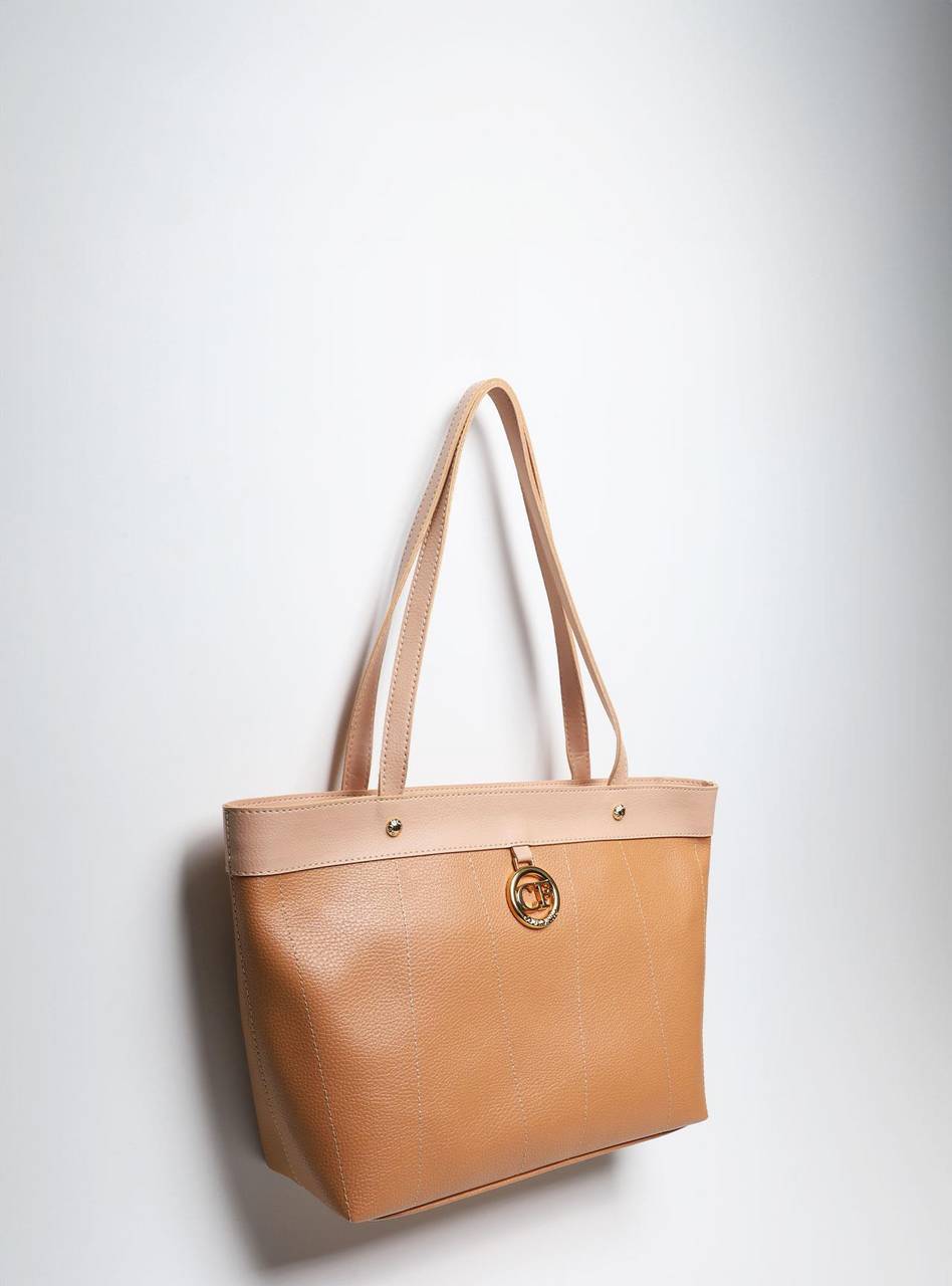 Bolsa Tote Grande Tiracolo Nude BSI-5836 - NU