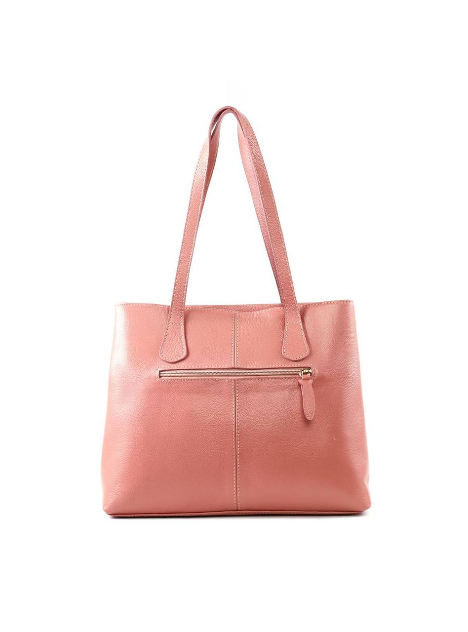 Bolsa Shopper Grande Couro Divisórias Nude BSI-5686 - NU