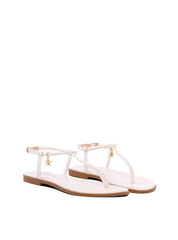 Sandália Rasteira Flat com Pingente SDI-12204 - FE