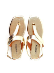 Rasteira com Recortes - Ouro SDI-11960 - AU