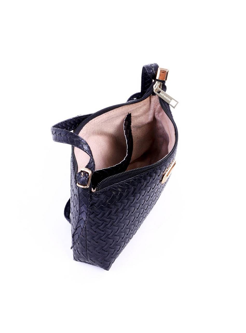 Bolsa Baguete Retangular com Alça Dupla - Preta BSI-6351 - PR