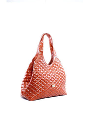 Bolsa Fernanda Hobo Matelassê - Castor BSI-6308 - CS