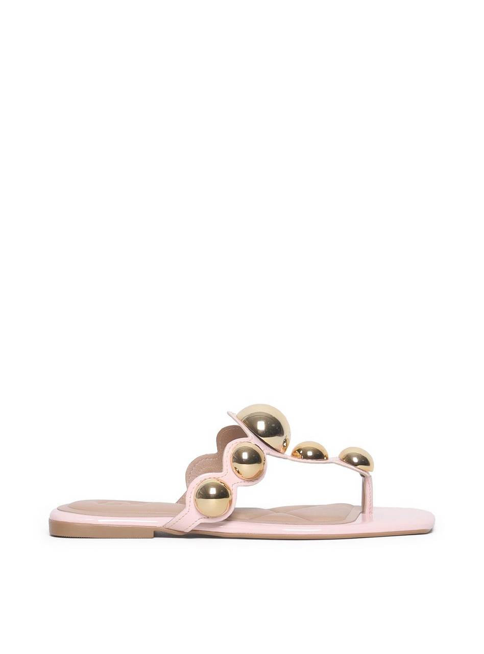 Sandália Feminina Rasteira Maxi - Rosa SDI-11564 - RS
