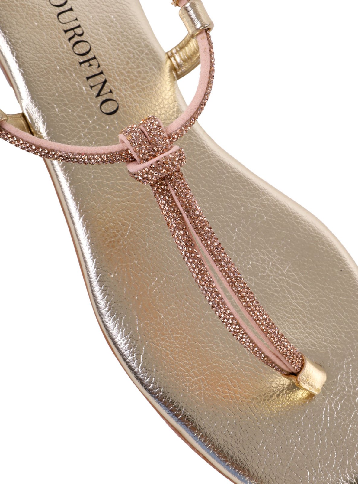 Rasteira com Strass e Amarração por Fivela SDI-12230 - AU