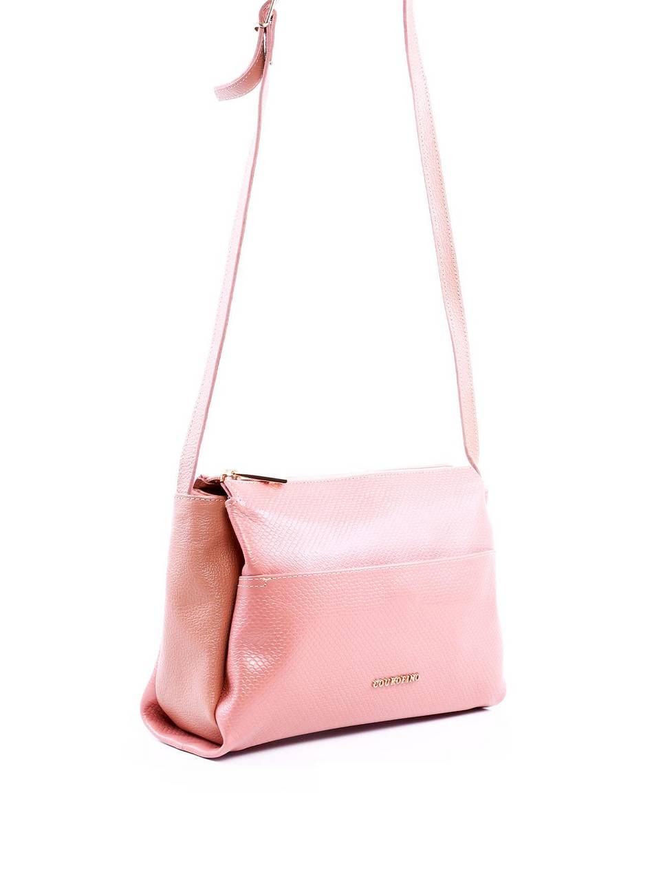 Bolsa Tote com 3 Divisórias - Nude BSI-6331 - NU
