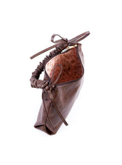 Bolsa Hobo de Mão com Alça Franzida - Cacau BSI-6009 - CA