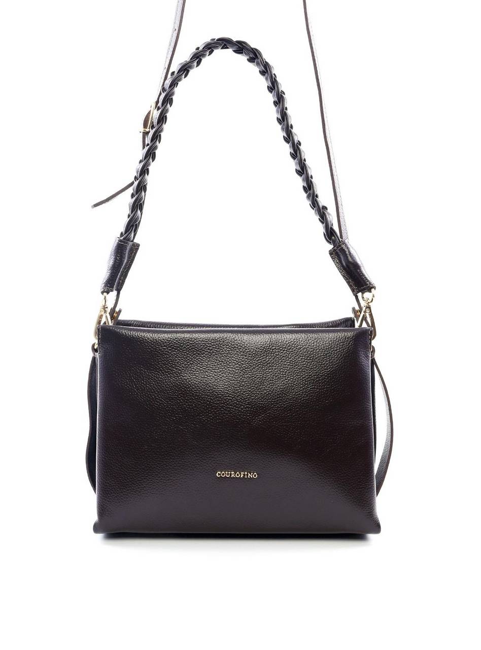 Bolsa Tote com Alça Trançada de Mão - Cacau BSI-6078 - CA