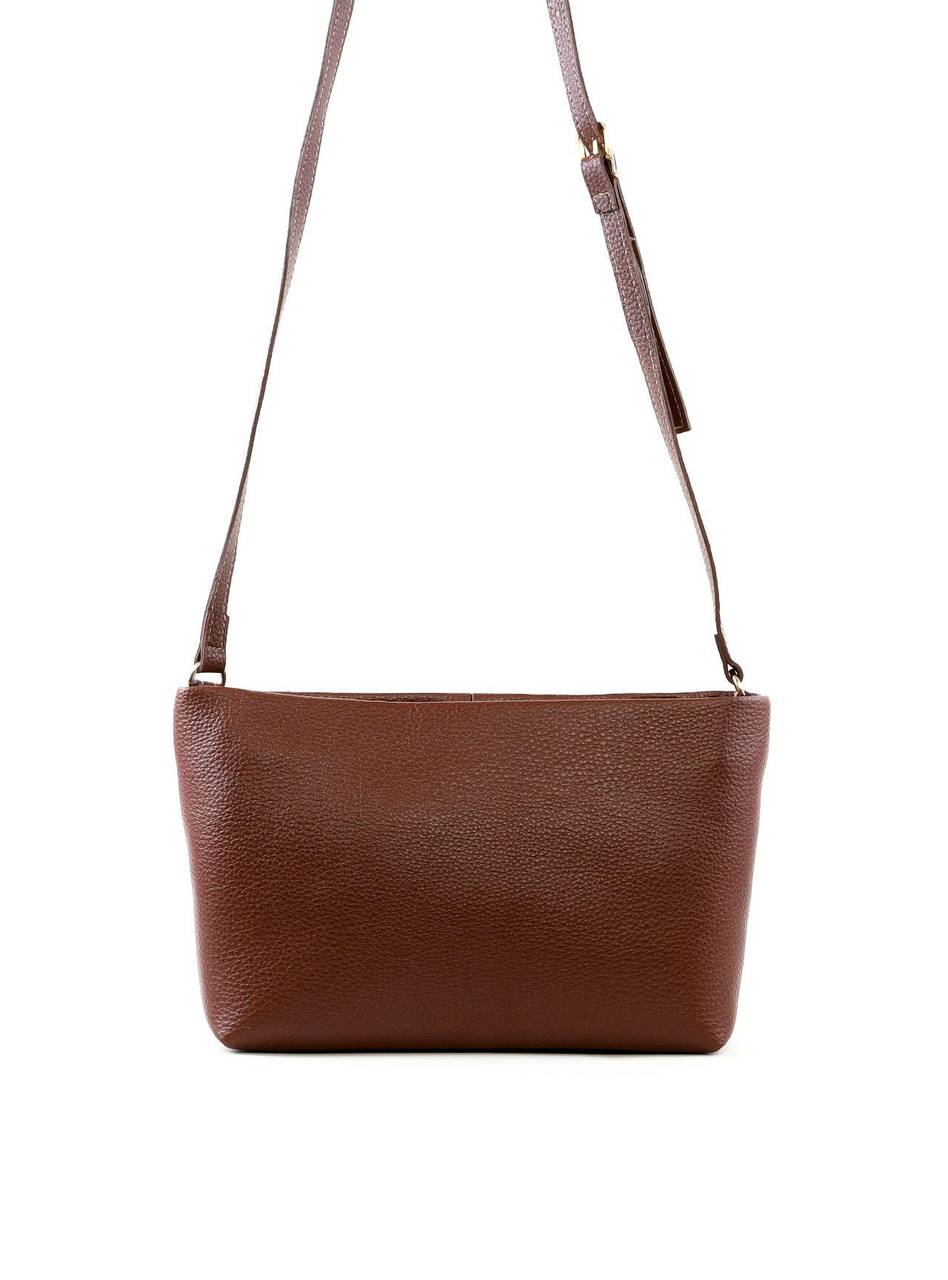 Bolsa Tote Transversal com Recortes em V - Cacau BSI-6435 - CA