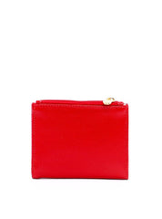 Carteira Feminina Slim em Couro - Vermelho CAI-1022 - VE