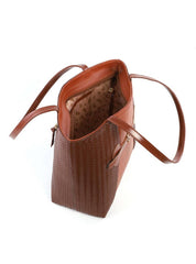 Bolsa Shopper com Tressê e Fivela - Cacau BSI-6421 - CA