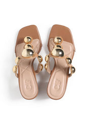 Sandália Feminina Tamanco Salto Bloco - Castor SDI-11563 - CS