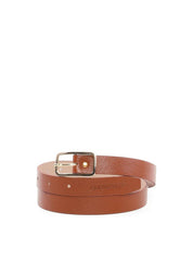 Cinto Feminino em Couro com Fivela Retangular - Castor 1.1820000988 - CS