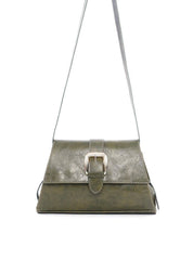 Bolsa Satchel com Maxi Fivela - Verde BSI-6164 - VD