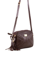 Bolsa Feminina Clutch Pequena Couro Cacau BSI-5731 - CA