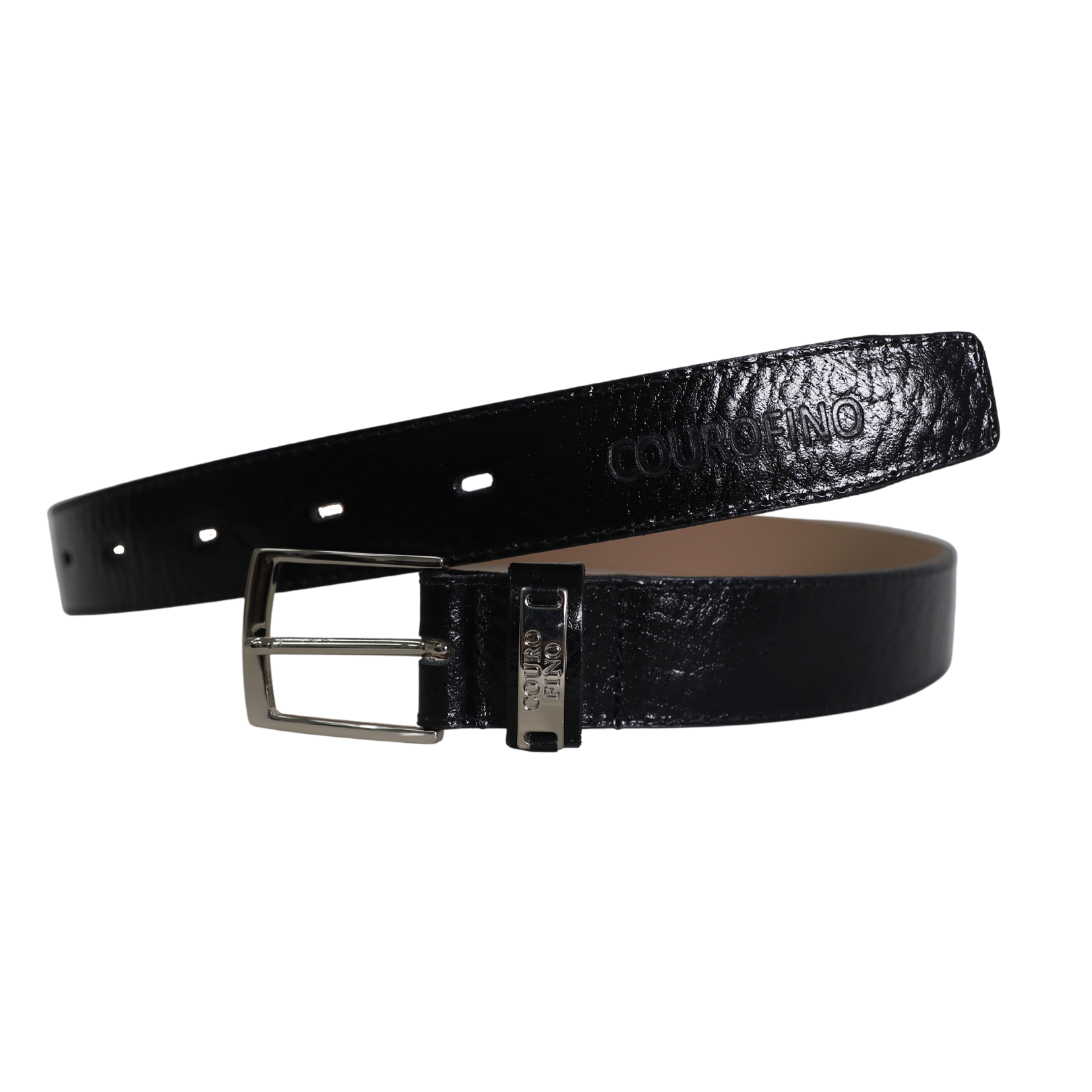 Cinto Masculino Social Couro - Preto CTI-923 - PR
