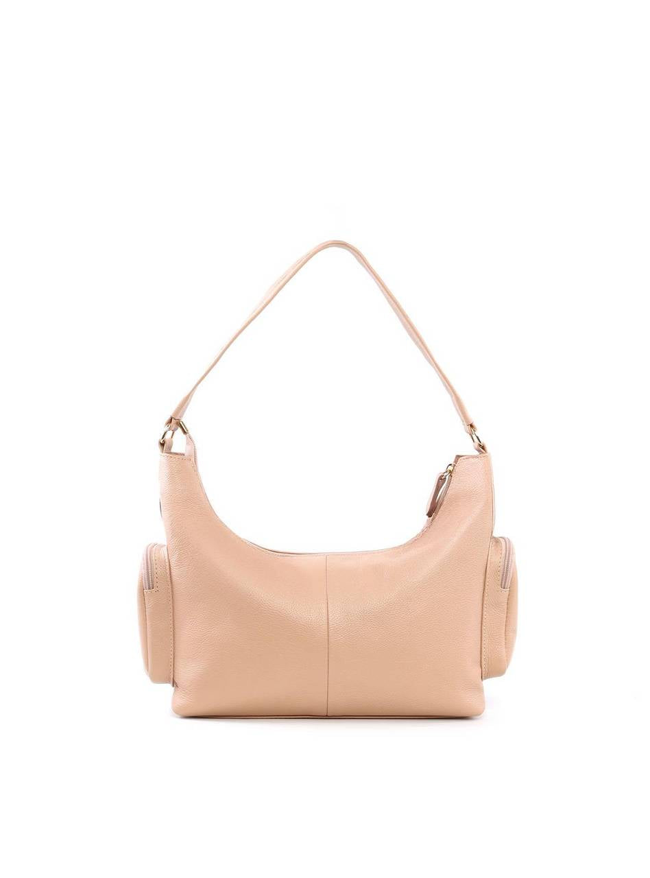 Bolsa Tote Média Multipocket Whipstitch - Nude BSI-6414 - NU