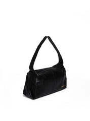 Bolsa Hobo Alça de Ombro Costura Central - Preta BSI-5969 - PR