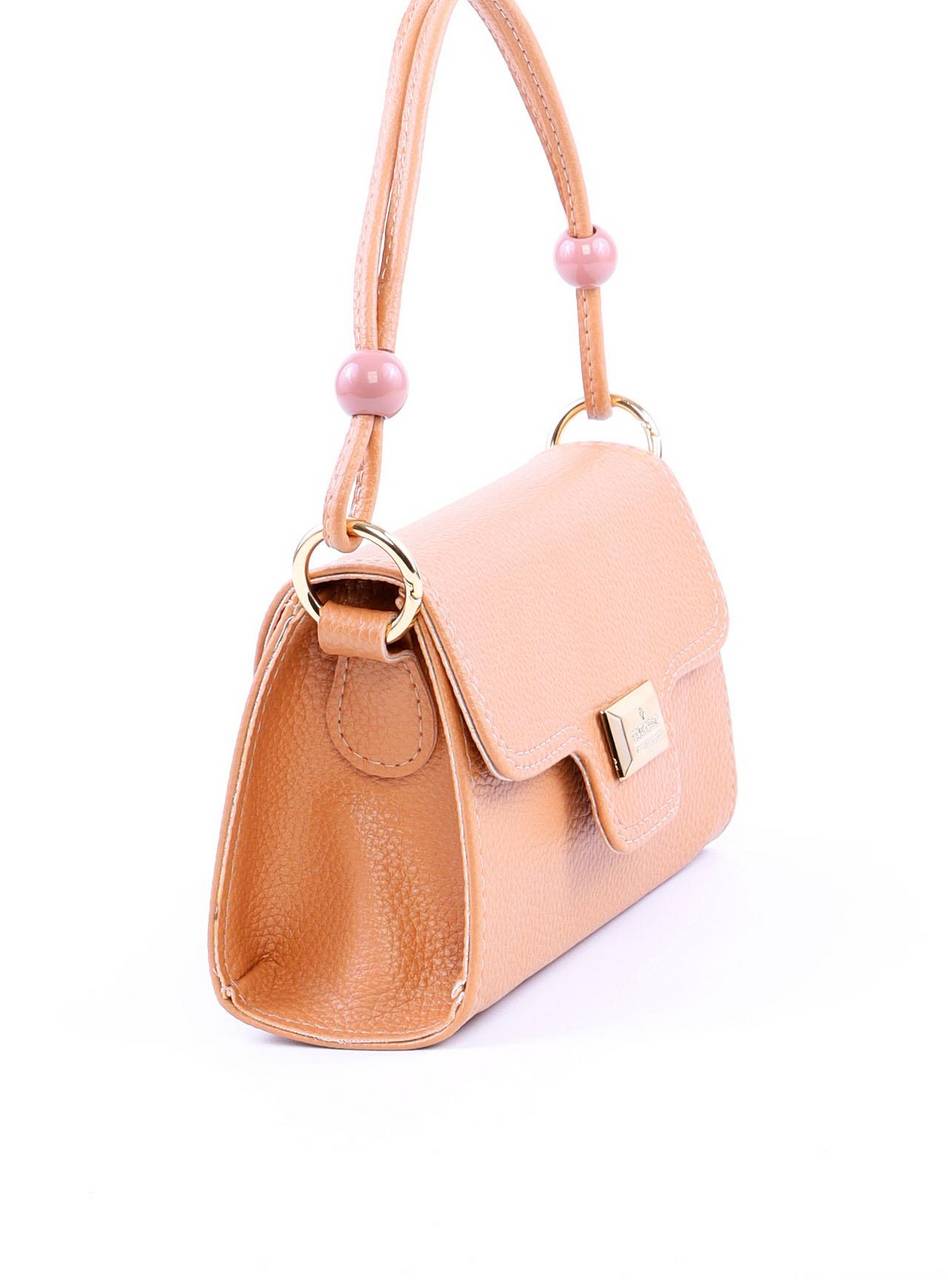 Bolsa Satchel Retangular com Alça Dupla - Nude BSI-6043 - NU