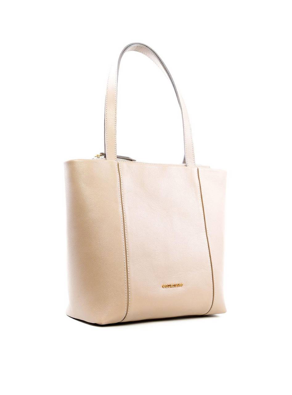 Bolsa Shopper Clássica com Costura - Cinza BSI-6439 - CZ