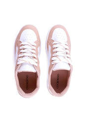 Tênis Feminino Casual em Sintético com Detalhes Nude SP- 11849 - NU