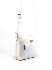 Bolsa Tote Transversal Quadrada - Branca BSI-6355 - BR