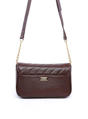 Bolsa Bag Transversal com Tampa e Ligueta Fivela Cacau BSI-6000 - CA