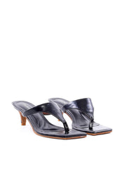 Tamanco de Dedo Kitten Heel Salto - Preto SDI-12178 - PR