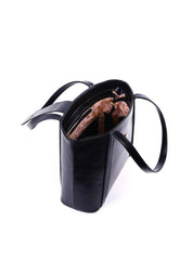 Bolsa Tote com Flor Frontal - Nude BSI-6359 - PR