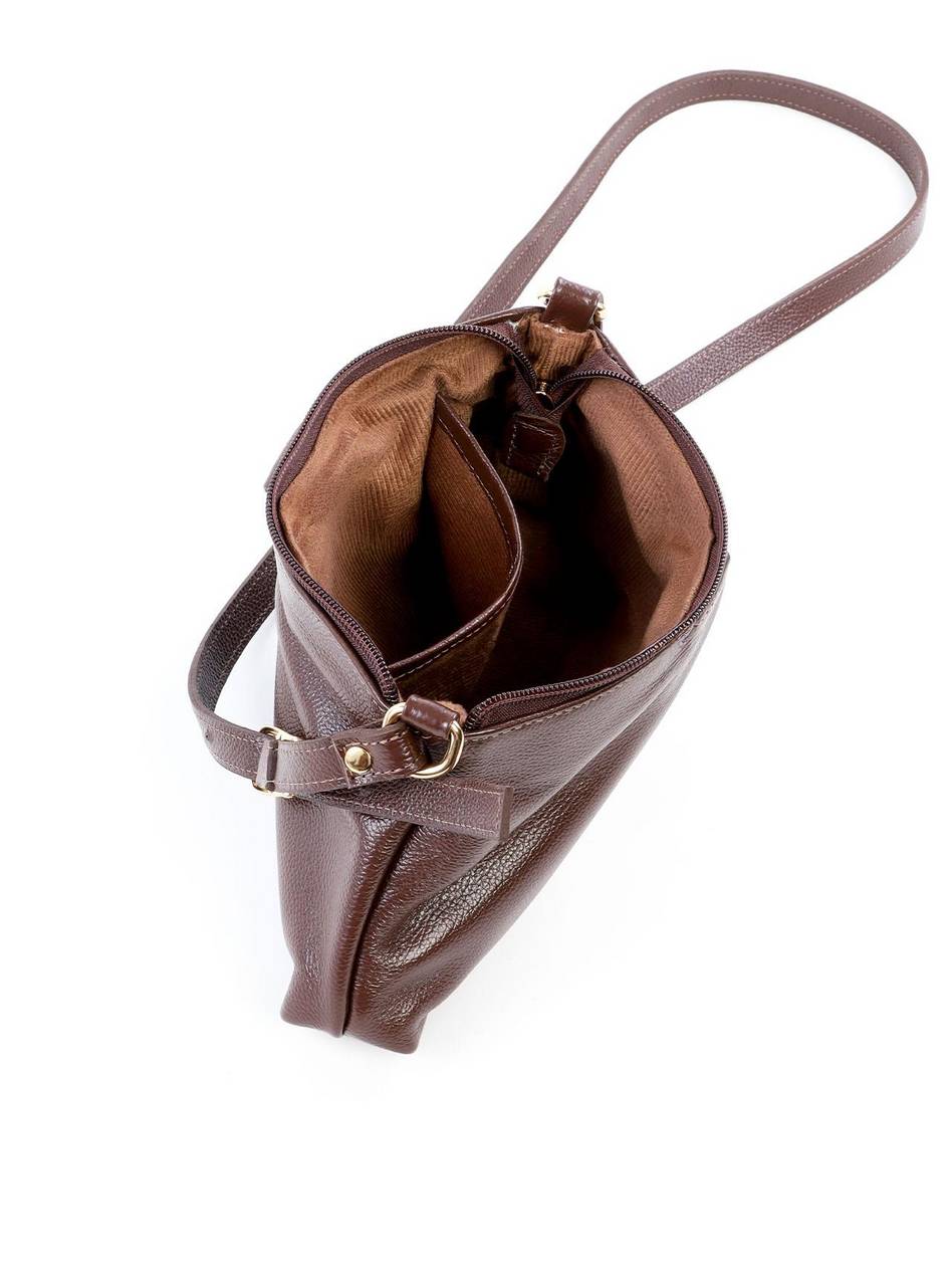 Bolsa Transversal Retangular Detalhe Drapeado - Cacau BSI-6281 - CA