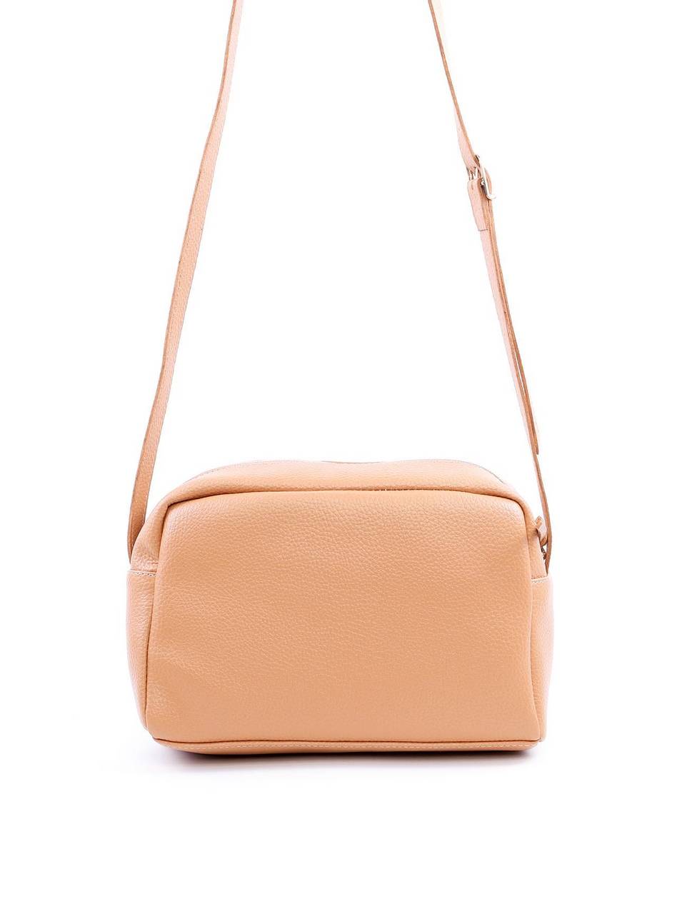Bolsa Bag Transversal com Bolso Frontal - Nude BSI-6052 - NU
