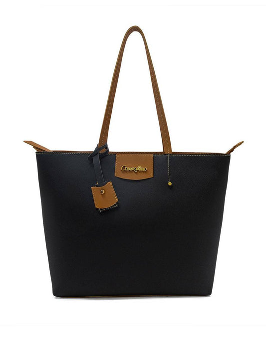 Bolsa Shopper Grande Tiracolo Preta BSI-5090 - PR