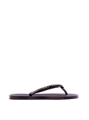 Chinela de Dedo com Strass - Preta SD-11792 - PR