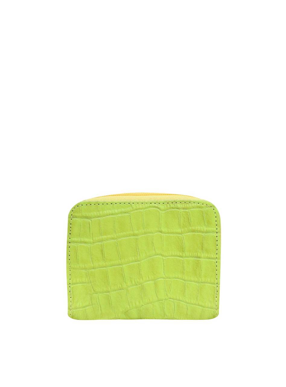 Carteira Masculina Slim Couro Amarela CAI-835 - AM