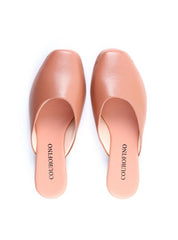 Mule Liso de Bico Quadrado - Nude SD-12089 - NU