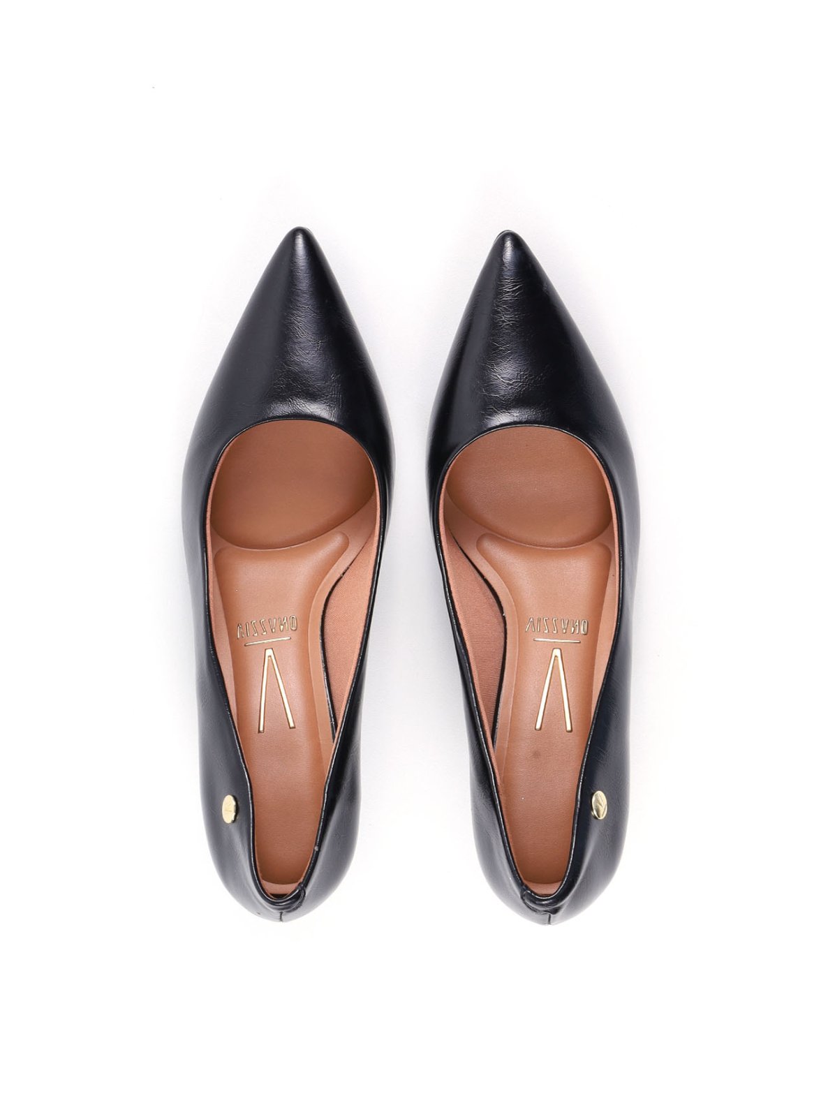 Scarpin Salto Agulha Médio com Bico Folha SP-12276 - PR